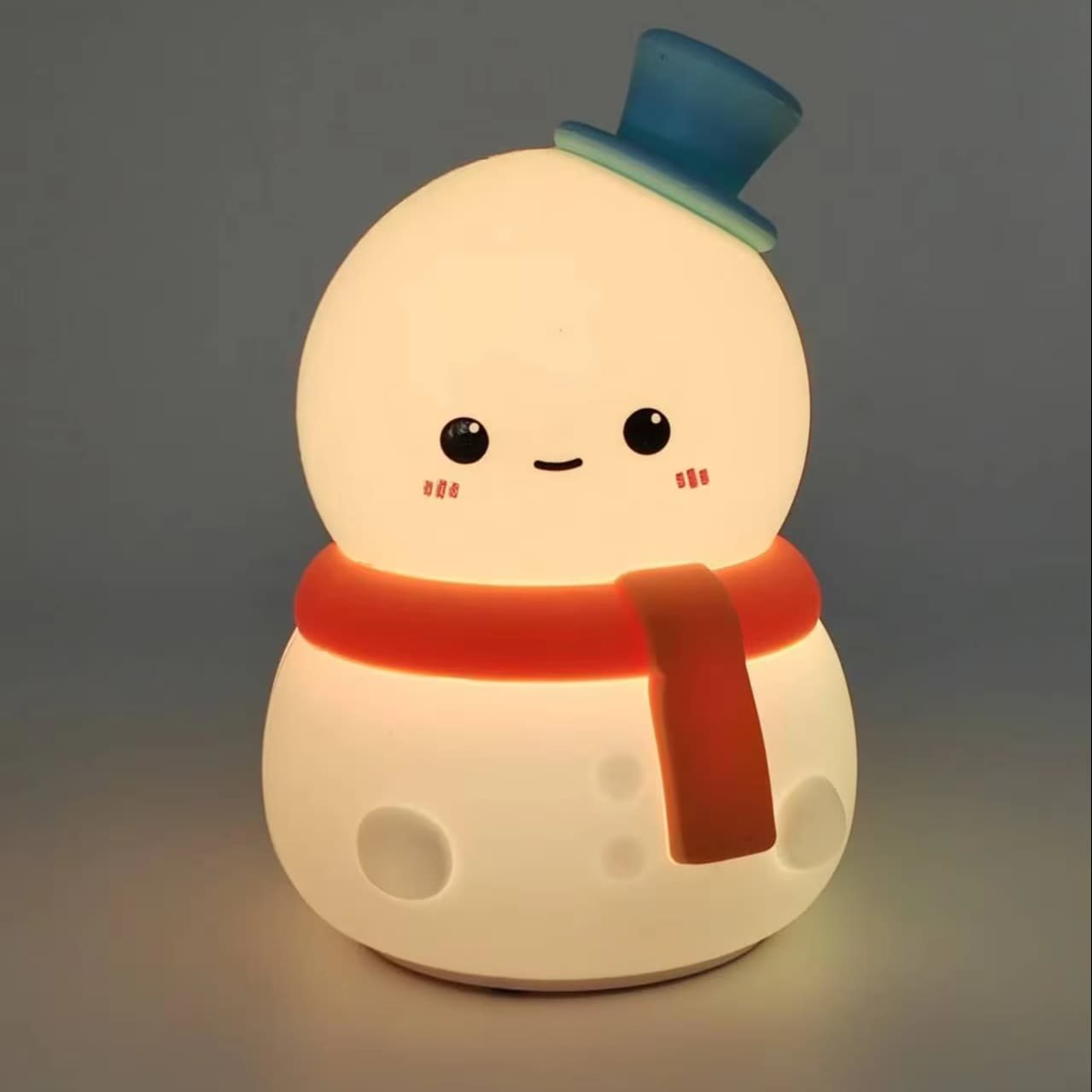 Modern Cute Elk LED Nursery Lamp Rechargeable Silicone Night Light with Touch Control for Kids' Bedroom Decor