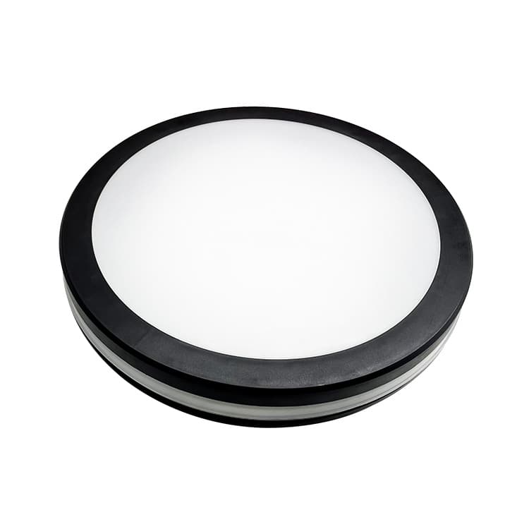Tuya Wifi App Control Modern RGB CCT Smart LED Ceiling Light IP65 Waterproof Round Panel Rhythmic Model for Bathroom IP44 Rated