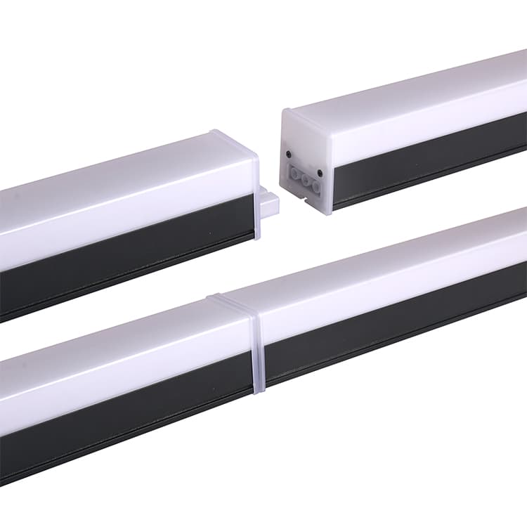 Aluminum Office Up-down Wall Pendant Linear Strip Lighting System Recessed Linkable Led Linear Lighting 1200mm