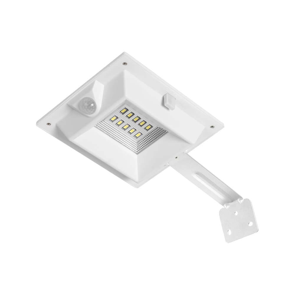 Modern Outdoor Waterproof Square Gate Fence Garden Wall Mounted Sensor Led Solar Garden Light Wall Lamp