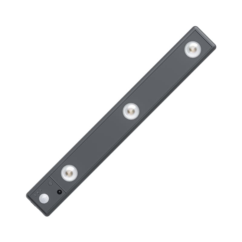 Ultra-thin Dimming Magnetic PIR Motion Sensor Closet Linear Lamp USB Rechargeable Wireless LED Under Cabinet Light