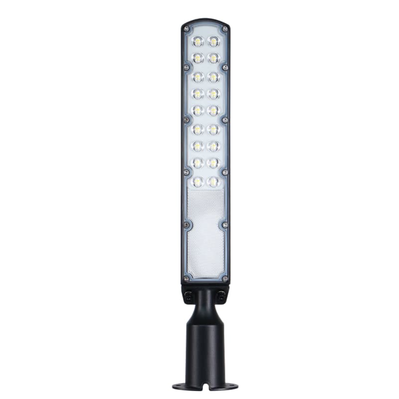 175-265V Ultra Thin LED Street Lamp 100W 130LM/W IP65 PF0.9 Ra80 Adjustable Arm Aluminum 4000K 13000LM