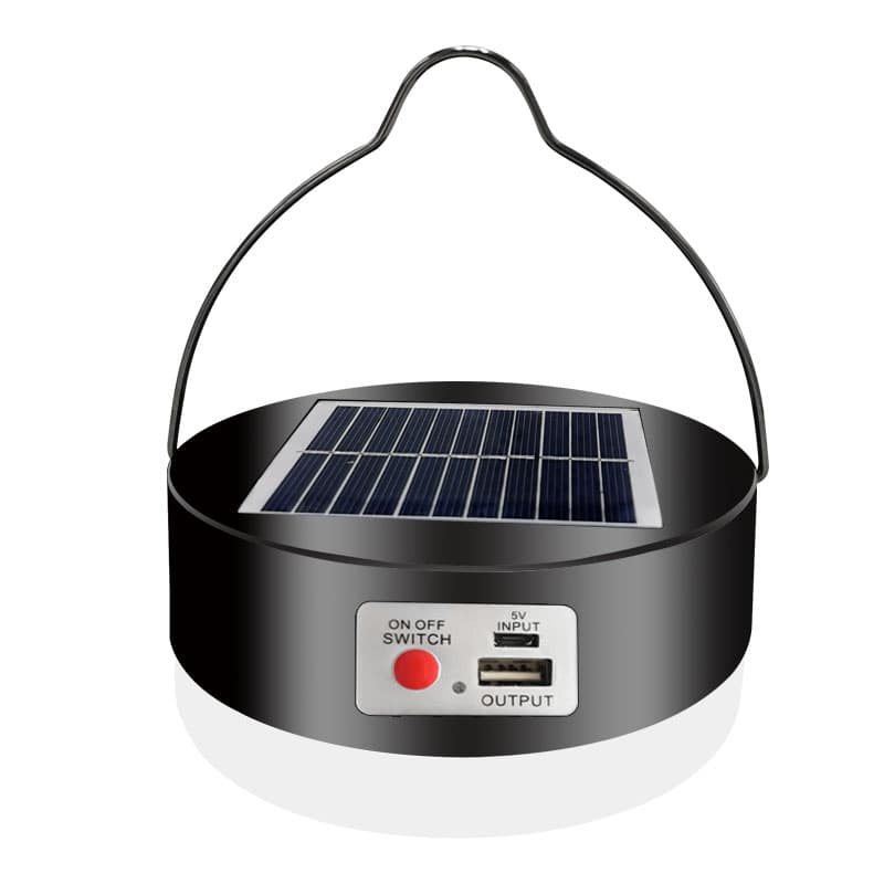 Portable USB Rechargeable Solar Garden Lamp Hanging LED Camping Lighting for Garden Application