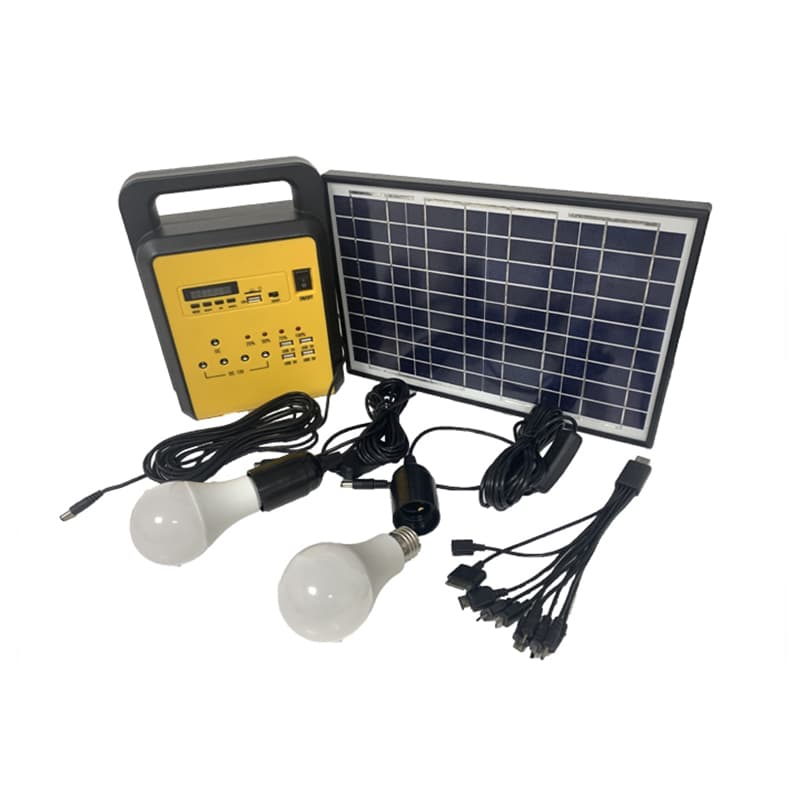 High Quality Portable Outdoor Camping 10w Powerful Lighting Hanging Solar Rechargeable Led Solar Bulb Solar Energy System