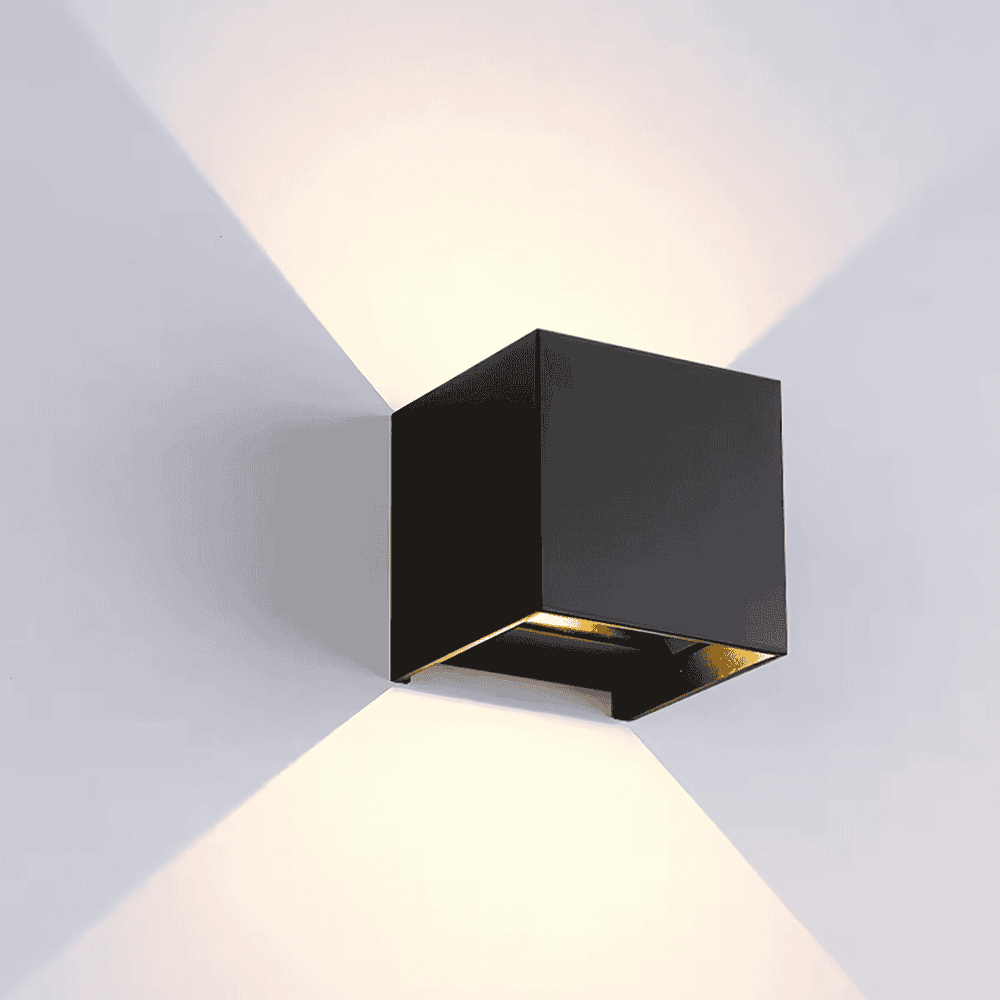 Art Modern Square PIR Adjustable up and Down Outdoor  Indoor Wall Light LED Rechargeable Magnetic Type Wall Lamp