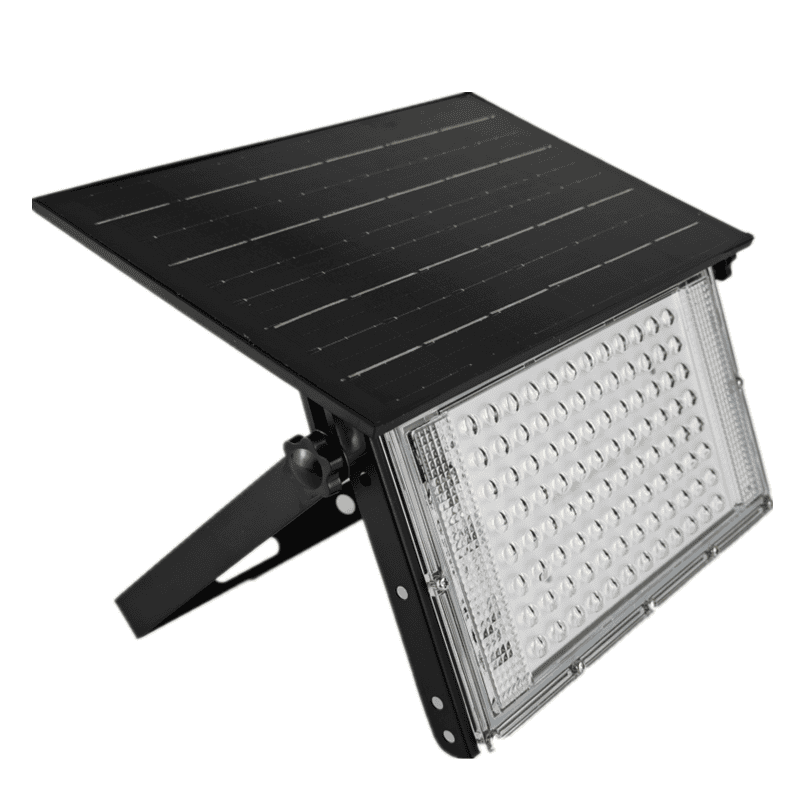 Solar Flood Light LED Lamp  IP65 600LM CCT3 Fold Type High Lumen Light-sensitive Control 6500K