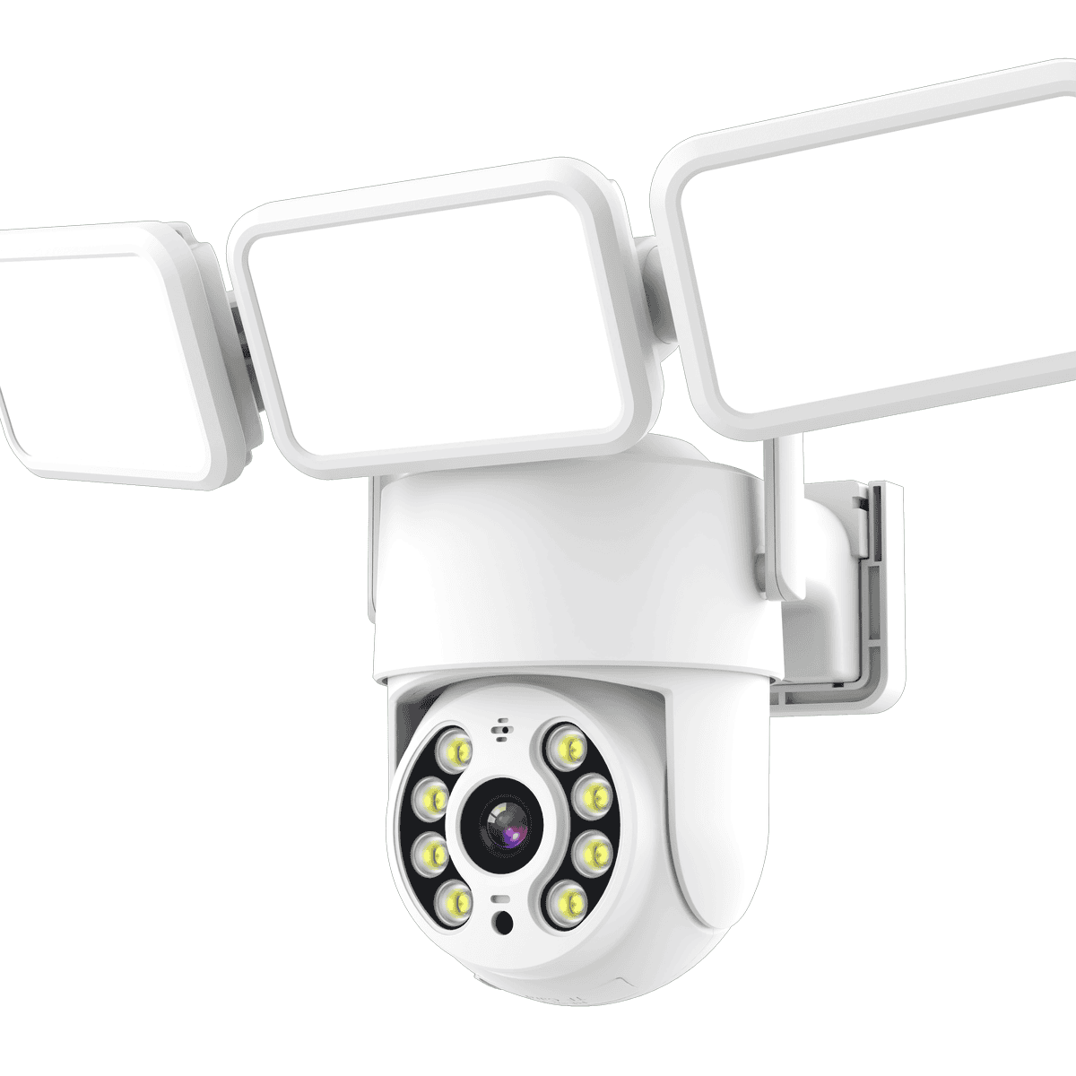 4MP WIFI Low Power Garden Light PIR Camera Night Lighting Battery PTZ Monitoring Ball Machine Outdoor Lamp Tuya Smart