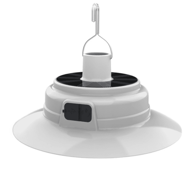 Everstar Emergency Power Three Gear Function Light UFO Lamp Led Bulb Light Camping Light Portable Tent Lamp with Hanging Hook