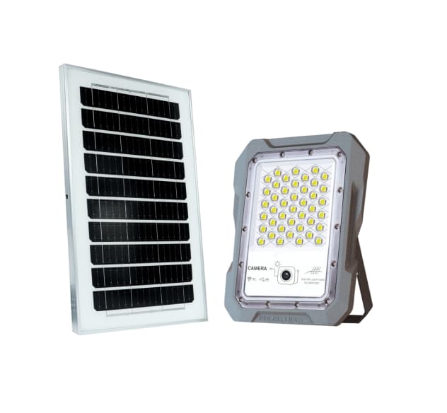 Camera High Lumen Ultra Thin Powered Slim IP65 Waterproof Outdoor Floodlight LED Flood Light Solar Street Light with 4g Camara