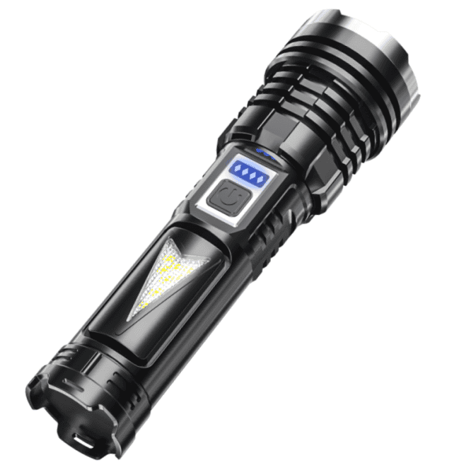 Everstar Outdoor Portable Usb Rechargeable Waterpoof Built-In Battery Usb Led Torches Lights Camping Five Light Level Powerbank