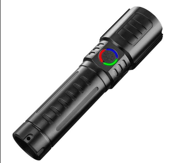 Everstar Outdoor Portable Usb Rechargeable Waterpoof Built-In Battery Usb Led Torches Lights Camping Adjustable Focal Length