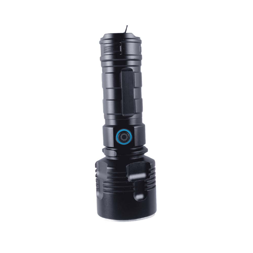 High-Powered LED Flashlight for Outdoor Adventures - Durable & Waterproof,Rechargeable Flashlight with Long Battery Life