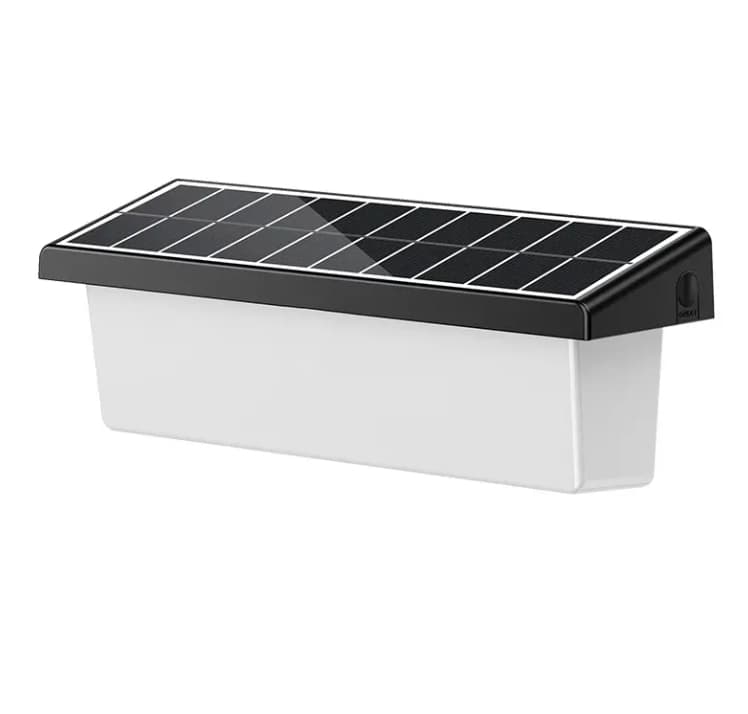 Hot Sale Outdoor Waterproof Courtyard Led Solar Powered Wall Light for Garden, Balcony, Modern Villa Decoration
