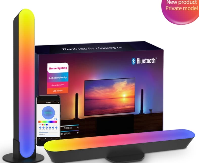 HOT Desktop Indoor Atmosphere Room Decorative Table  Lights RGB Intelligent LED Environmental Lights TV Competitive Games
