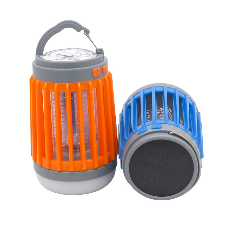 Hook Portable Solar Lithium Battery IP20 Rated 5000K Daylight LED Camping Light Mosquito Elimination Function Indoor Outdoor Use