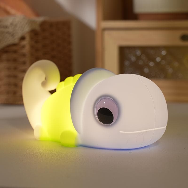 Bulk Purchase Modern LED Silicone Night Lamp for Children Home Use Rechargeable Colorful Brightness Dimmable Sleep Light