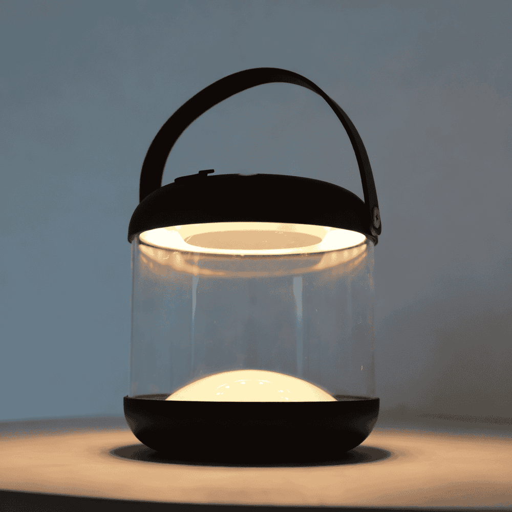Cute Portable LED Camping Light IP54 3CCT Stepless Dimmer Memory Function Gift Switch on Head Lithium Battery CRI80 20000 Hours