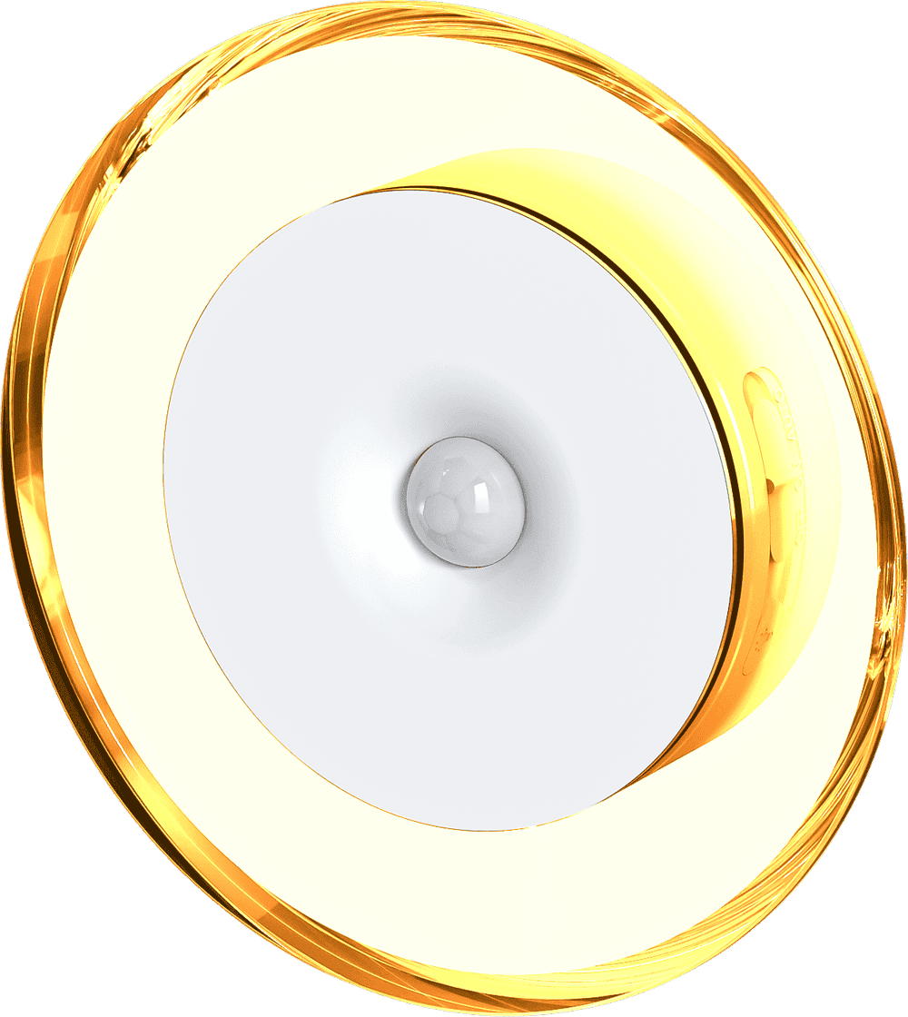 UFO Modern Mushroom LED Rechargeable Night Light Home Wall Bedside Shining Ring Ambient Dimming Touch Motion