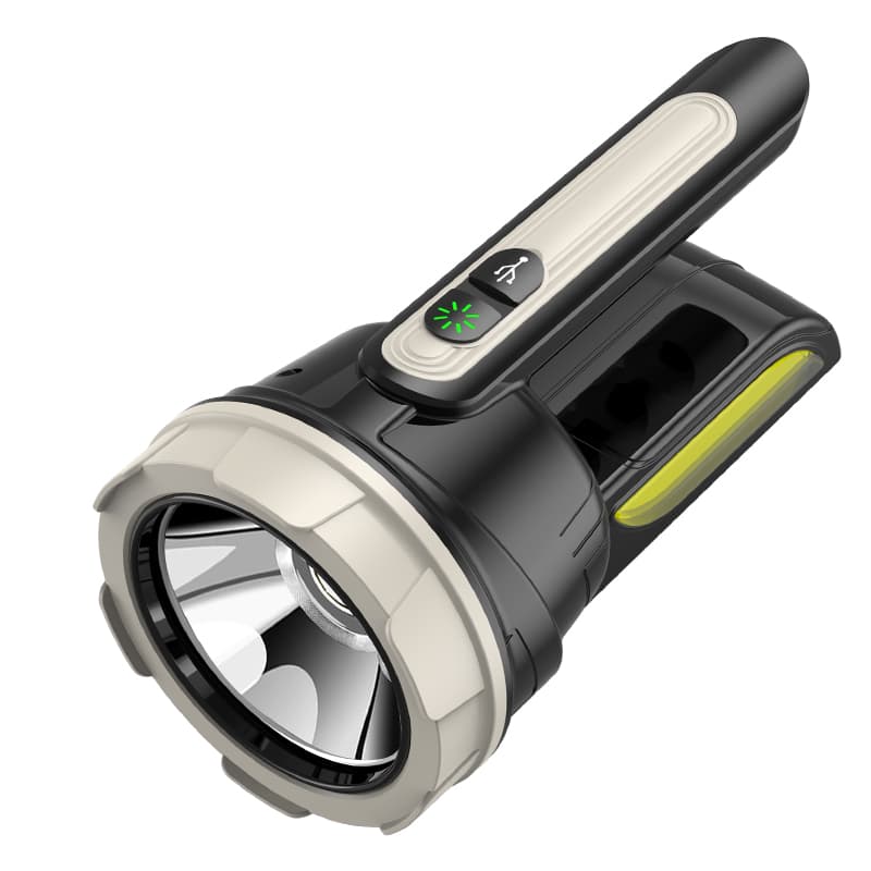 LED Flash Light Outdoor Camping Torch COB Flood Light Waterproof Handheld Worklight USB Rechargeable Emergency