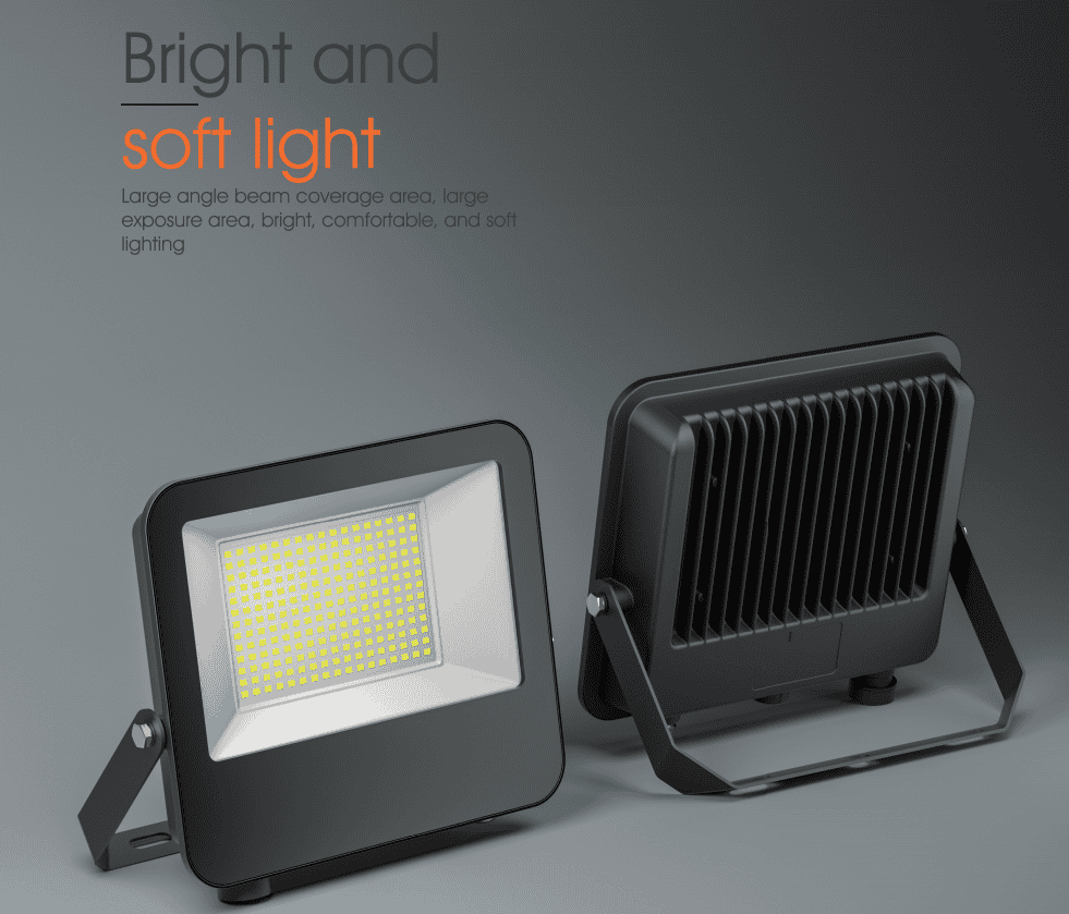 Outdoor LED Floodlight IP65 Waterproof 100W High Brightness Reflector LED Flood Light