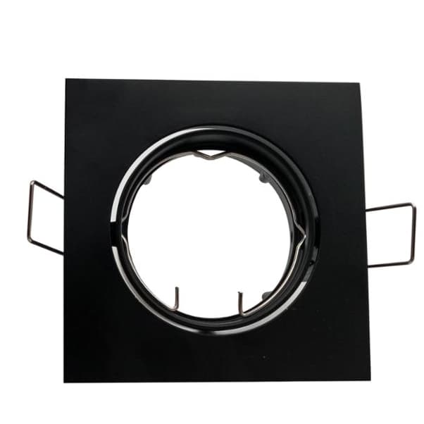 LED Fixture Downlight square 75mm Cutout Gu10 Base Holder Recessed Ceiling Lamp 12v