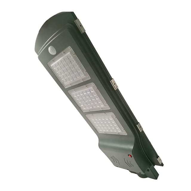 60W 2 in 1 Solar LED Street Light with 10AH Lithium Iron Phosphate Battery Solar LED Street Light