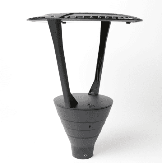 Etl Dlc Listed Ip65 Outdoor Led Circular Garden Light, 30-80W Led Post Top Light
