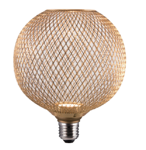 MR1-GMC125150-2W LED filament bulb glass 2W 100LM 1800K RA80 E27/E26 220-240v/110-130V 125*150mm
