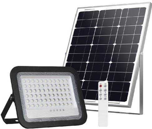 40W 100W 200W 250  LED Solar Flood Light Remote Control IP65