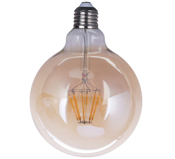 LED-G95-F4W LED filament bulb glass 4W 100LM/W 3000K/4000K/6000K RA80 E27/E26 220-240v D95xH135mm