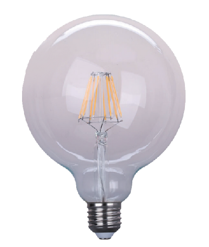 LED-G95-F4W(A) LED filament bulb glass 4W 600LM 3000K/4000K/6000K RA80 E27/E26 220-240v D95xH135mm