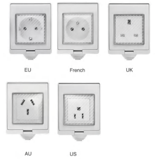 BS-FSA  IP55 Smart waterproof Socket