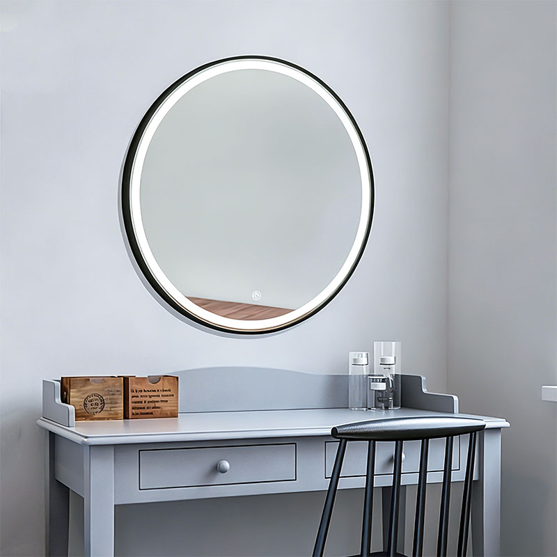 LED Mirror Light Stainlesssteel chrome  finish frame 4/5 mm  copper free mirror