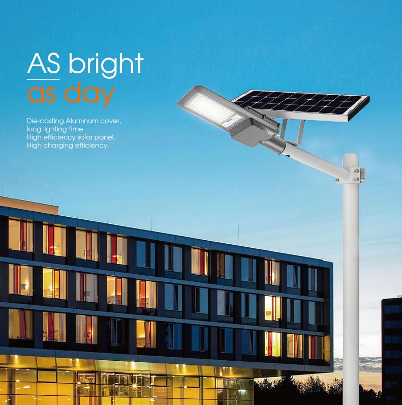 Solar Split Street Light IP65 Aluminum PC
