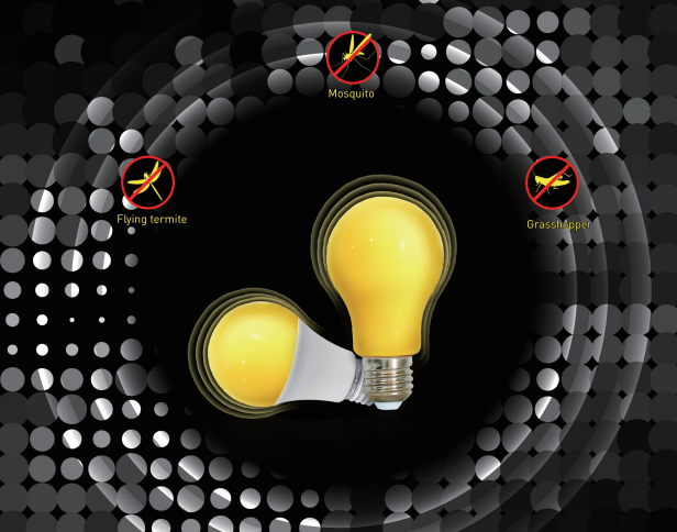 LED-A60-F7W-MR LED-A60-F9W-MR 7W 9w LED bulb mosquitoes repelling plastic Wavelength: 550-560nm AC220-240V E27