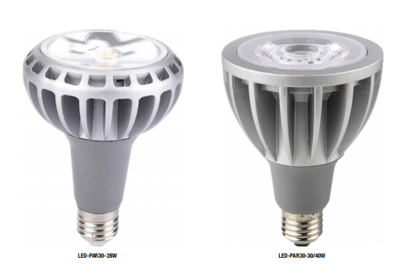LED-PAR30-28W 30W 40W 80-90LM/W PAR30 spotlight 175-265V E27 Aluminum