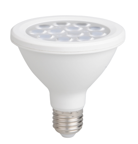 LED-PAR30-12W PAR30 LED spotlight 175-265V 3000K/4000K/6000K E27 Plastic+Aluminum 12W 80LM/W