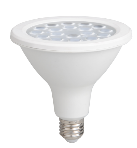 LED-PAR38-18W PAR38 LED spotlight 175-265V 3000K/4000K/6000K E27 Plastic+Aluminum 18W 80LM/W