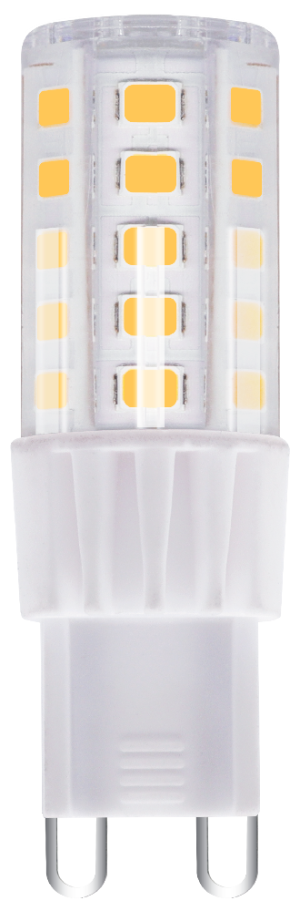 LED-G9-SL-023 AC220-240V 4W 3000K/4000K/6000K 100LM/W SMD plastic G9 D17xH55mm