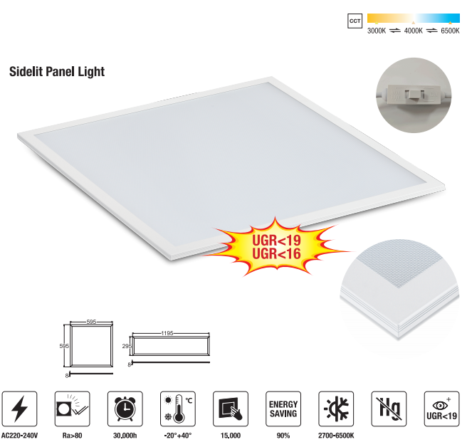 LED-P30120-40W LED Panel Light