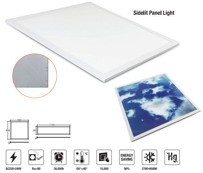 LED-P6060-40W LED Panel Light