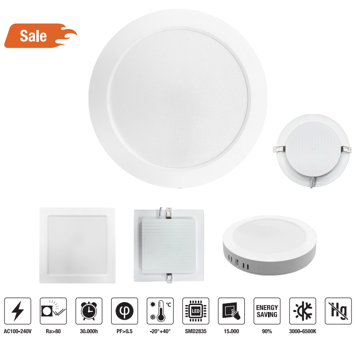 LED-PLMK-6W (MK/MKS) LED Slim Panel Light
