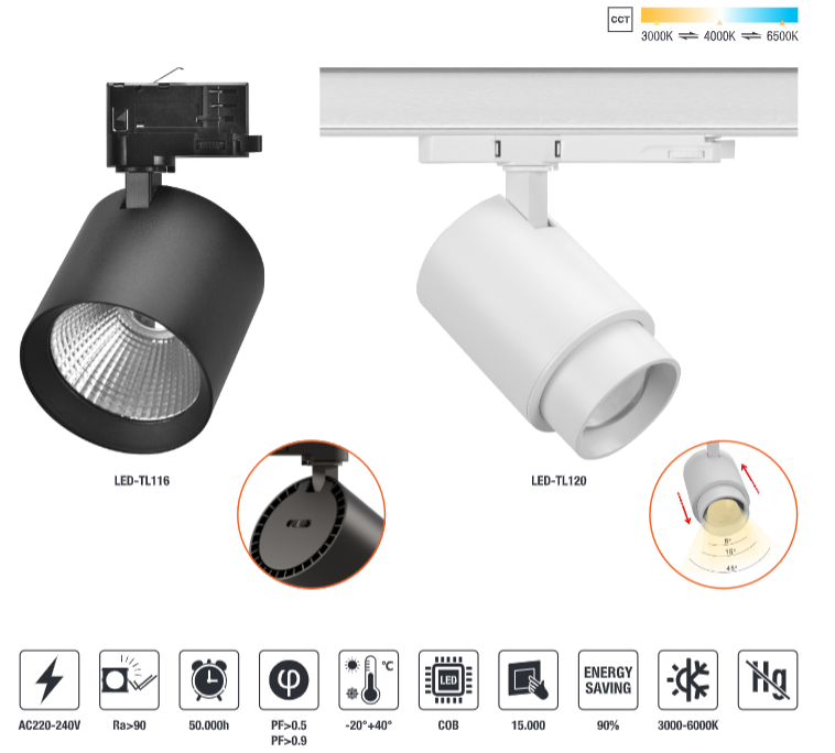 LED-TL116-30W LED Down Light