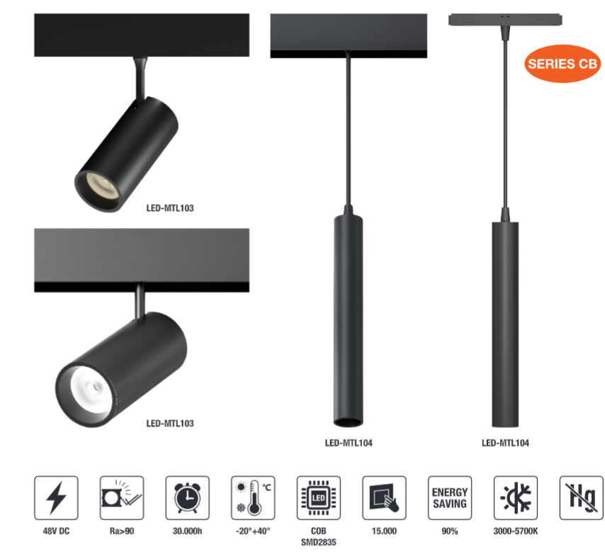 LED-MTL103-20W LED Linear Track Light