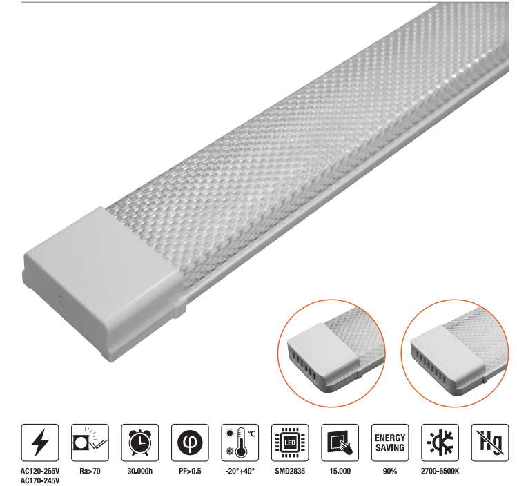 LED-FL6225-54W LED Frame Light PF>0.5 4320LM±10%
