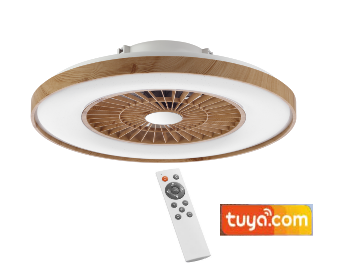 20'' bedroom ceiling fan light CCT+Remote control+TUYA wifi control