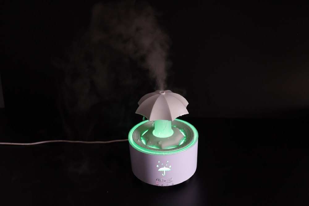 Smart New Electric Remote Control Air Humidifier Cool Mist Rotate Rain Drop