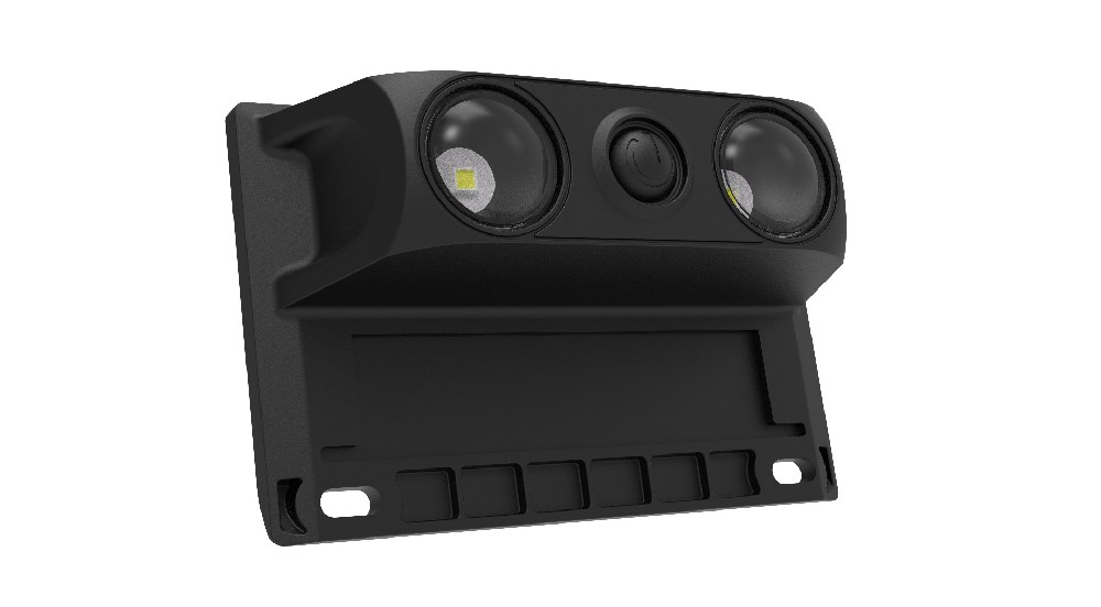Wall-mounted Double Led Light Ip65 Rated Solar Wall Lights Outside Light Source for Residential Boundary