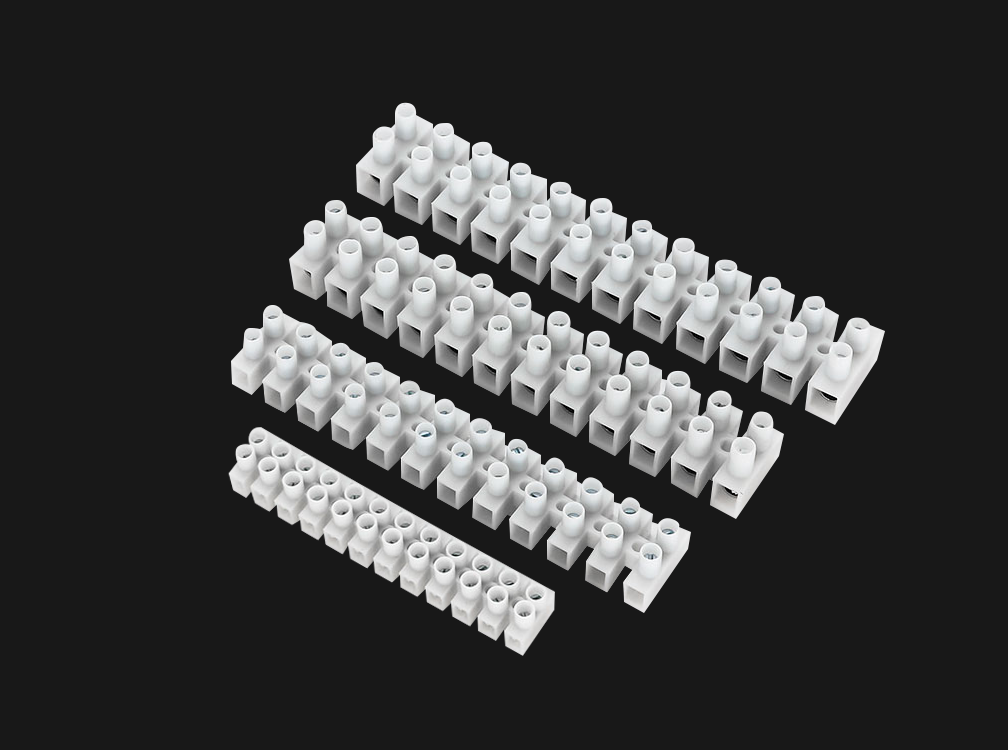 Nylon Terminal Strip Plastic Wiring Board Connector