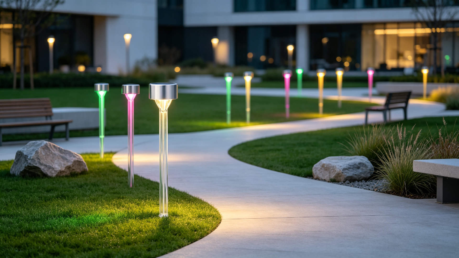 LED Solar Lawn light